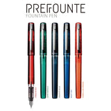 Pióro wieczne Platinum Prefounte Graphite Niebieski