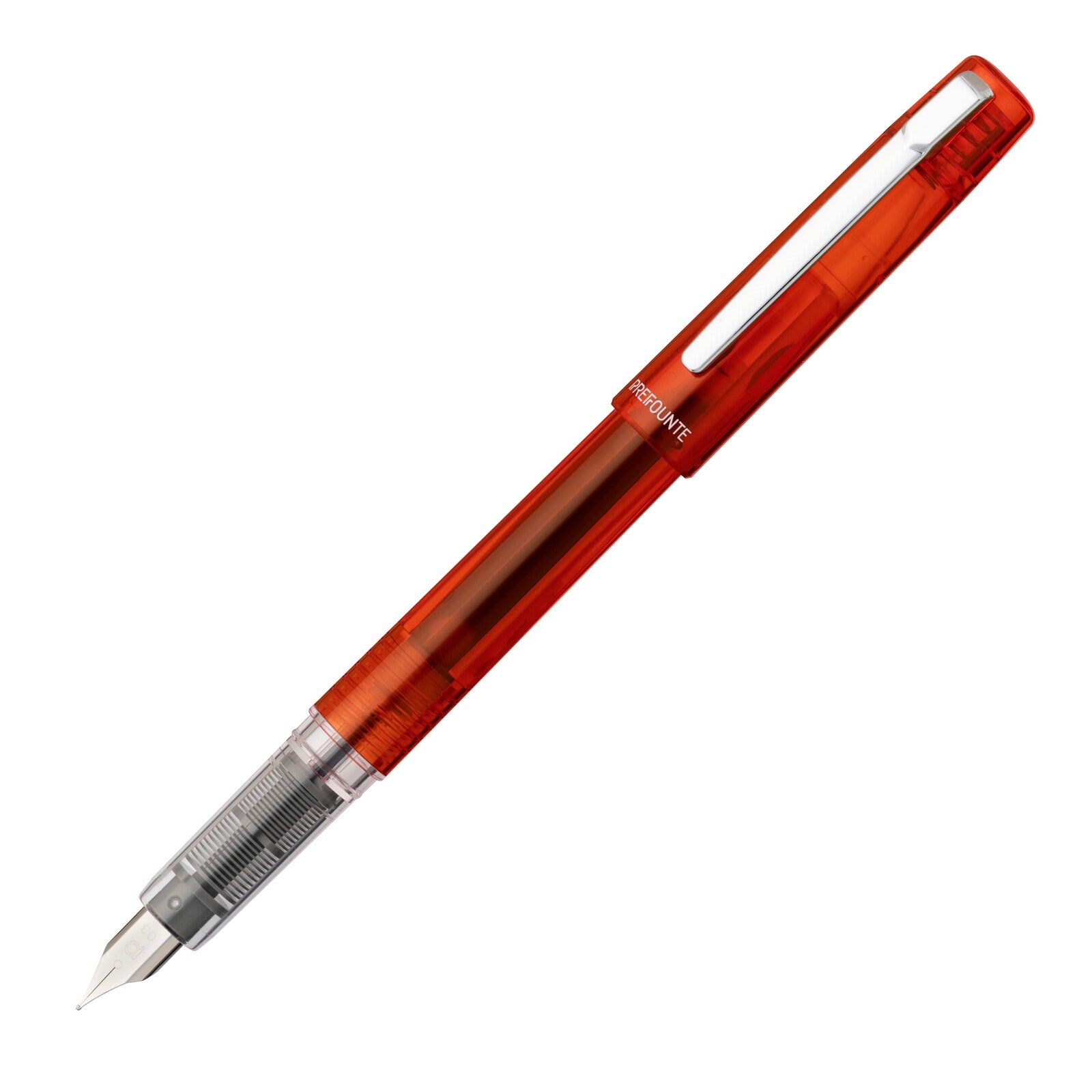 Platinum PPF 800 Vermilion Orange Fountain Pen Nib Sizes: Fine #69