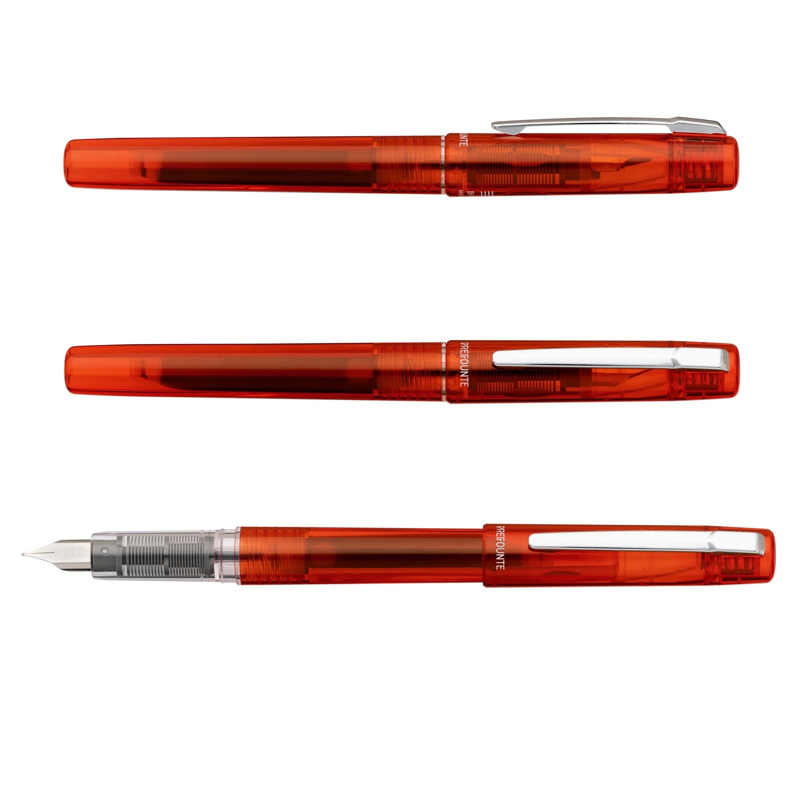 Pióro wieczne Platinum Prefounte Vermillion Pomarańczowy