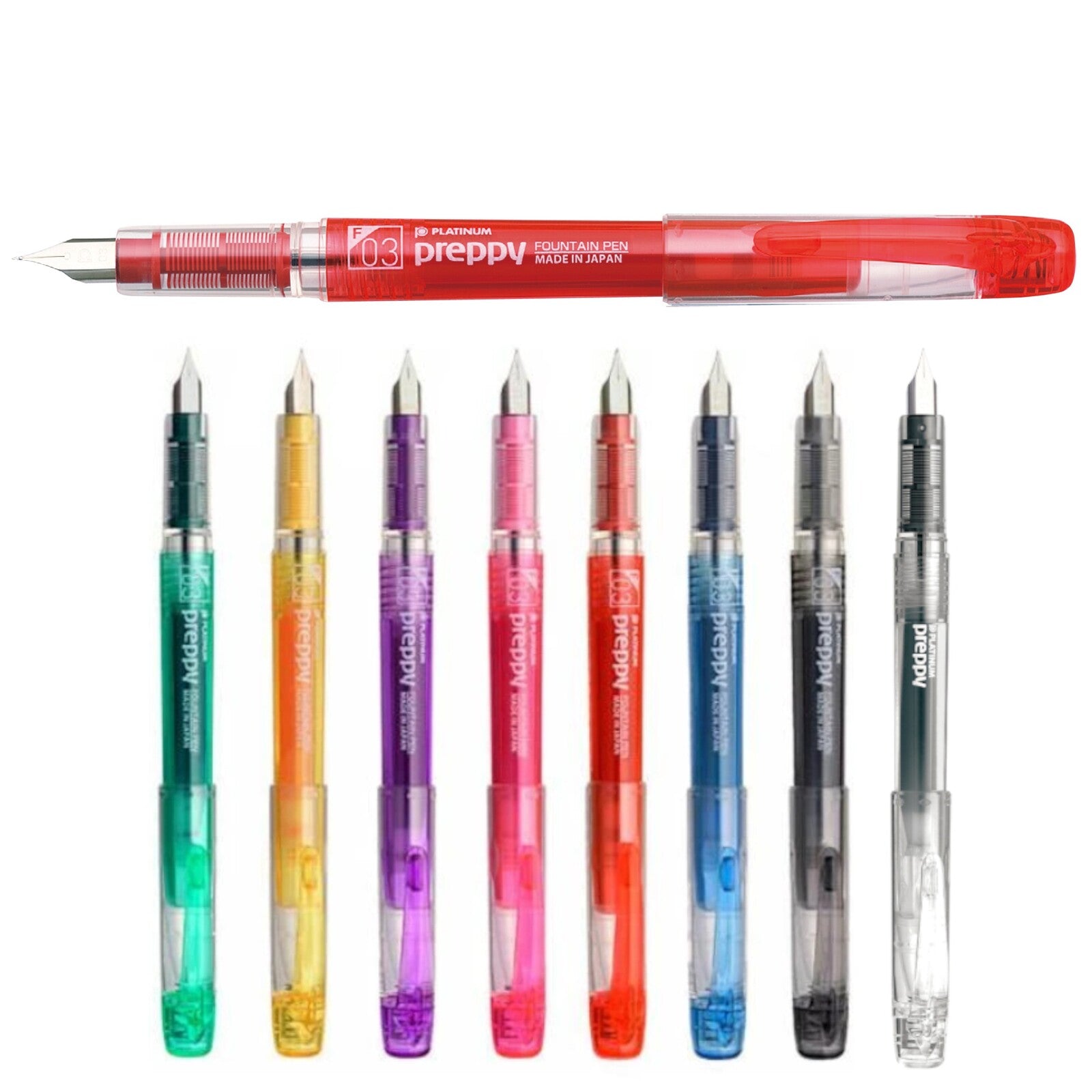 Pióro wieczne Platinum Preppy | Czerwone