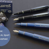 Pióro wieczne Kaweco AL Sport | Stonewashed Blue