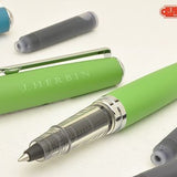 Pióro kulkowe na naboje J. Herbin | Czarne