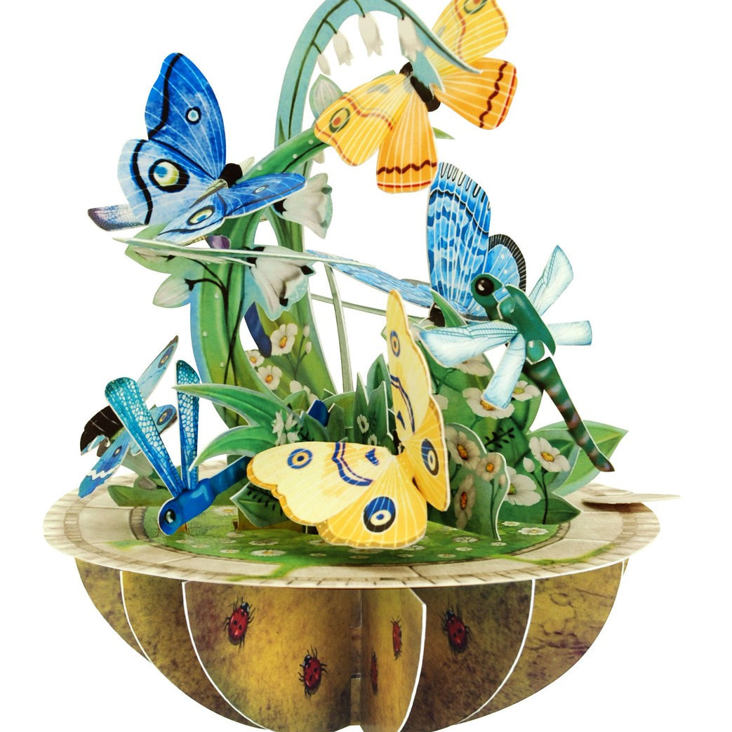 Kartka Okolicznościowa Santoro Pirouettes | Motyle i Ważki