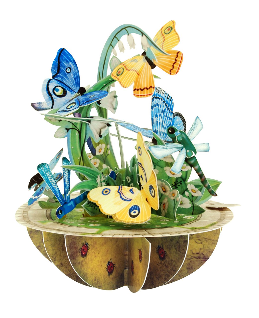 Kartka Okolicznościowa Santoro Pirouettes | Motyle i Ważki