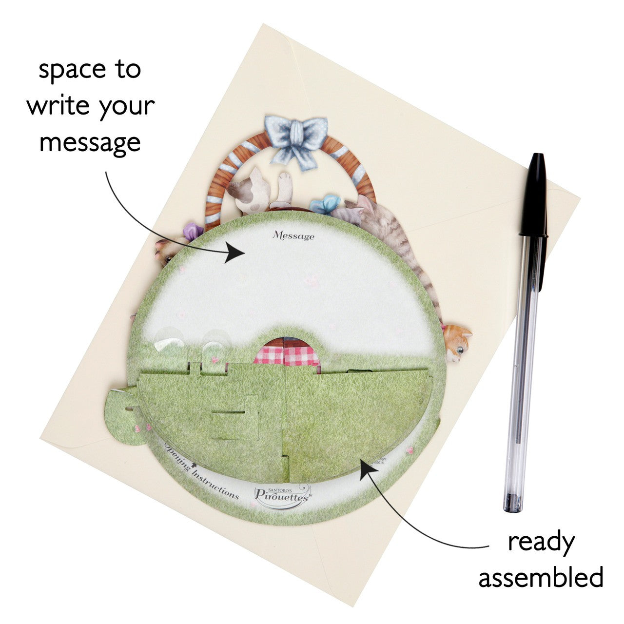 Kartka Okolicznościowa Santoro Pirouettes | Motyle i Ważki