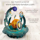 Kartka okolicznościowa Santoro Pirouettes | Układ Słoneczny