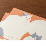 Papier listowy Midori Easy&Cozy | Kot