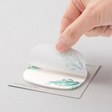 Karteczki samoprzylepne Midori Sakura Fusen Transparentne | Dzikie kwiaty