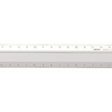 Linijka Midori składana aluminiowa 30cm | Srebrna