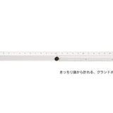 Linijka Midori składana aluminiowa 30cm | Srebrna