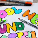 Pisaki dwustronne Faber-Castell | 20 sztuk