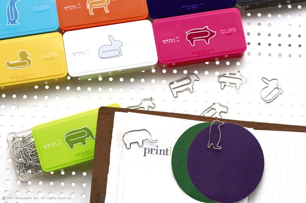 Midori Spinacze D-Clips Zwierzęta | Słoń