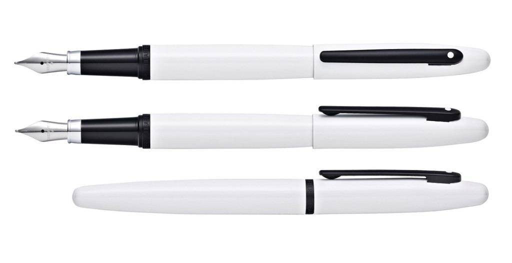 Pióro wieczne Sheaffer VFM | Białe z czarnymi elementami