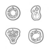 Spinacze do papieru Midori E-Clips | Kwiaty