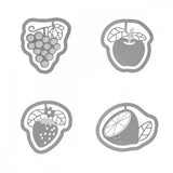 Spinacze do papieru Midori E-Clips | Owoce