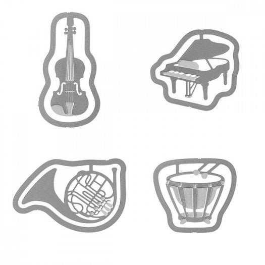 Spinacze do papieru Midori E-Clips | Instrumenty muzyczne