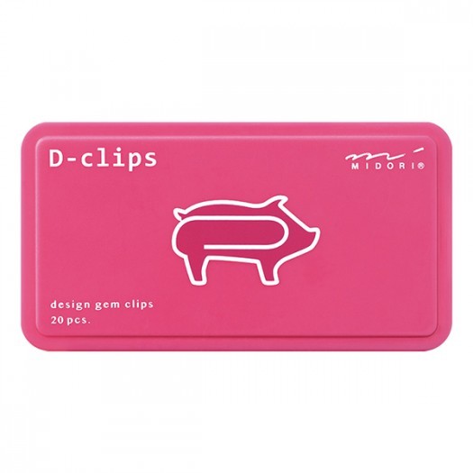 Midori Spinacze D-Clips Zwierzęta Nowa Edycja | Świnia