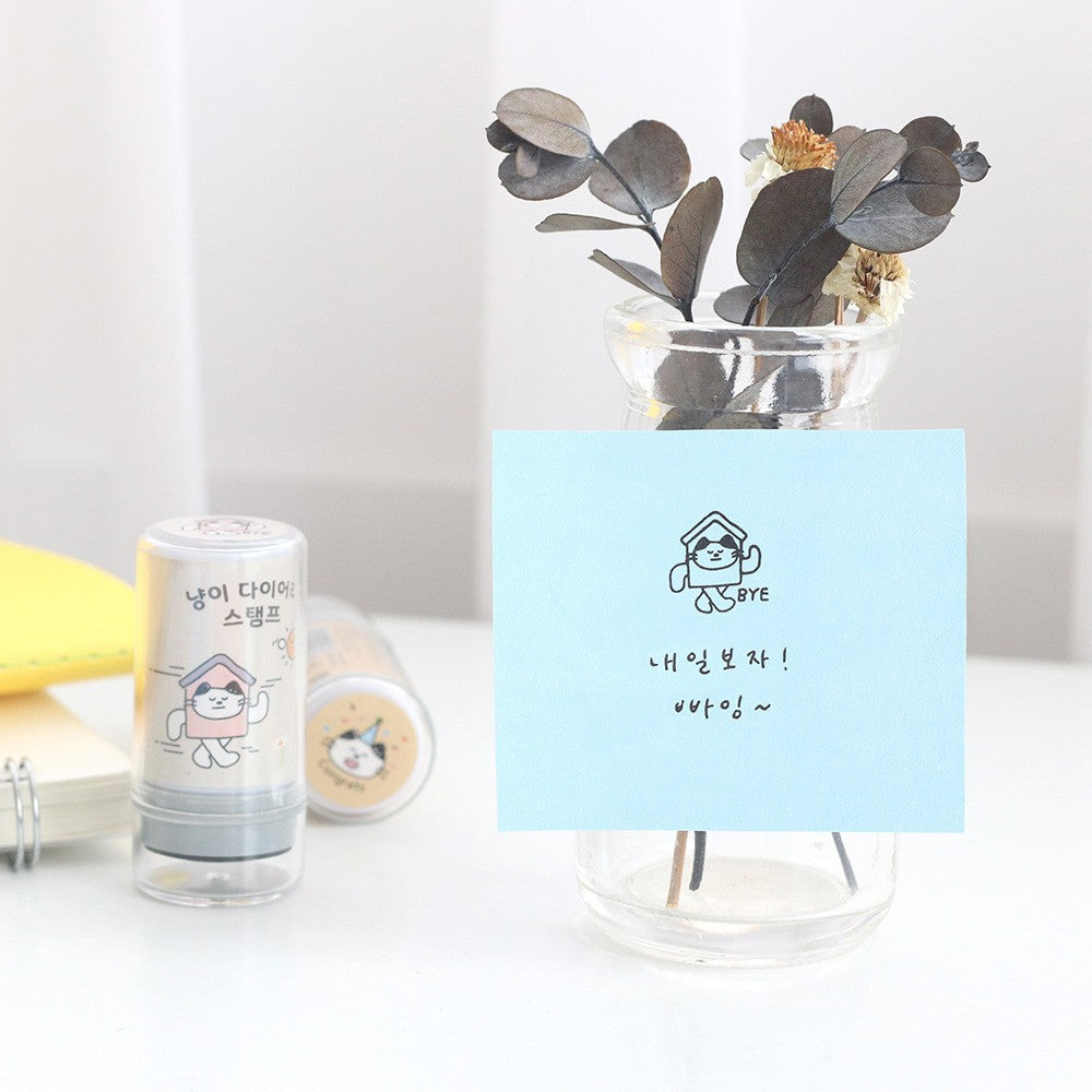 Pieczątka ICONIC Meow Diary Stamp | Bye