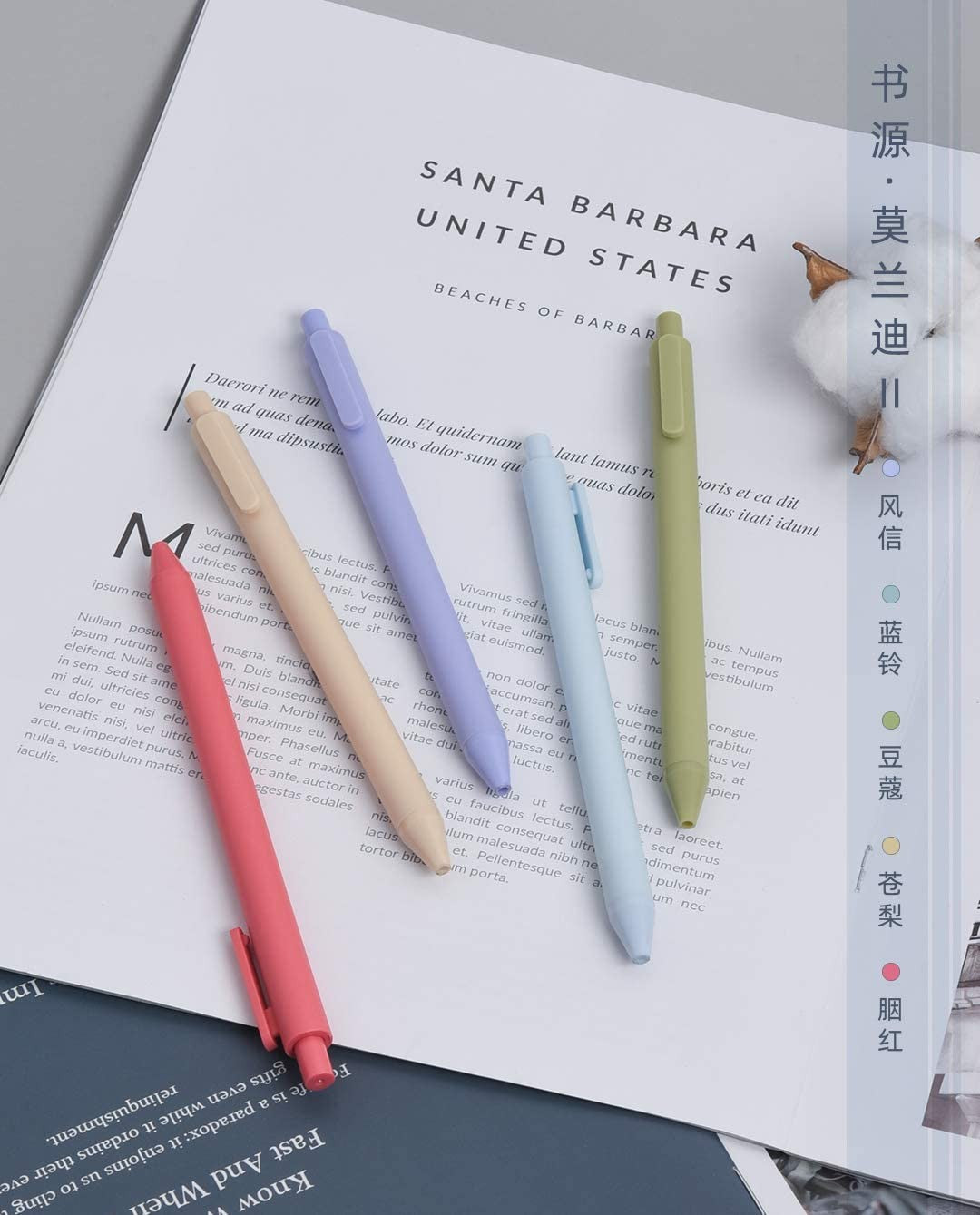 Zestaw długopisów żelowych KACO Morandi II