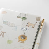 Midori Pocket B6 Weekly Planner 2027 | Cats