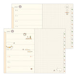 Midori Pocket B6 Weekly Planner 2027 | Cats