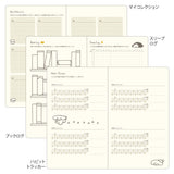 Kalendarz Midori Diary Book Type B6 2027 | Żółty z psem