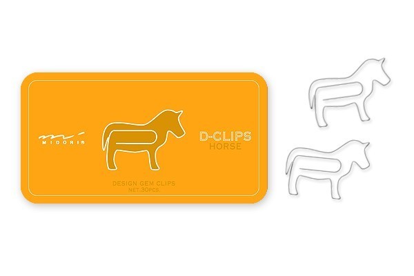 Midori Spinacze D-Clips Zwierzęta | Koń