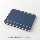 Kalendarz miesięczny Midori +Stand Diary B6 2027 | Granatowy