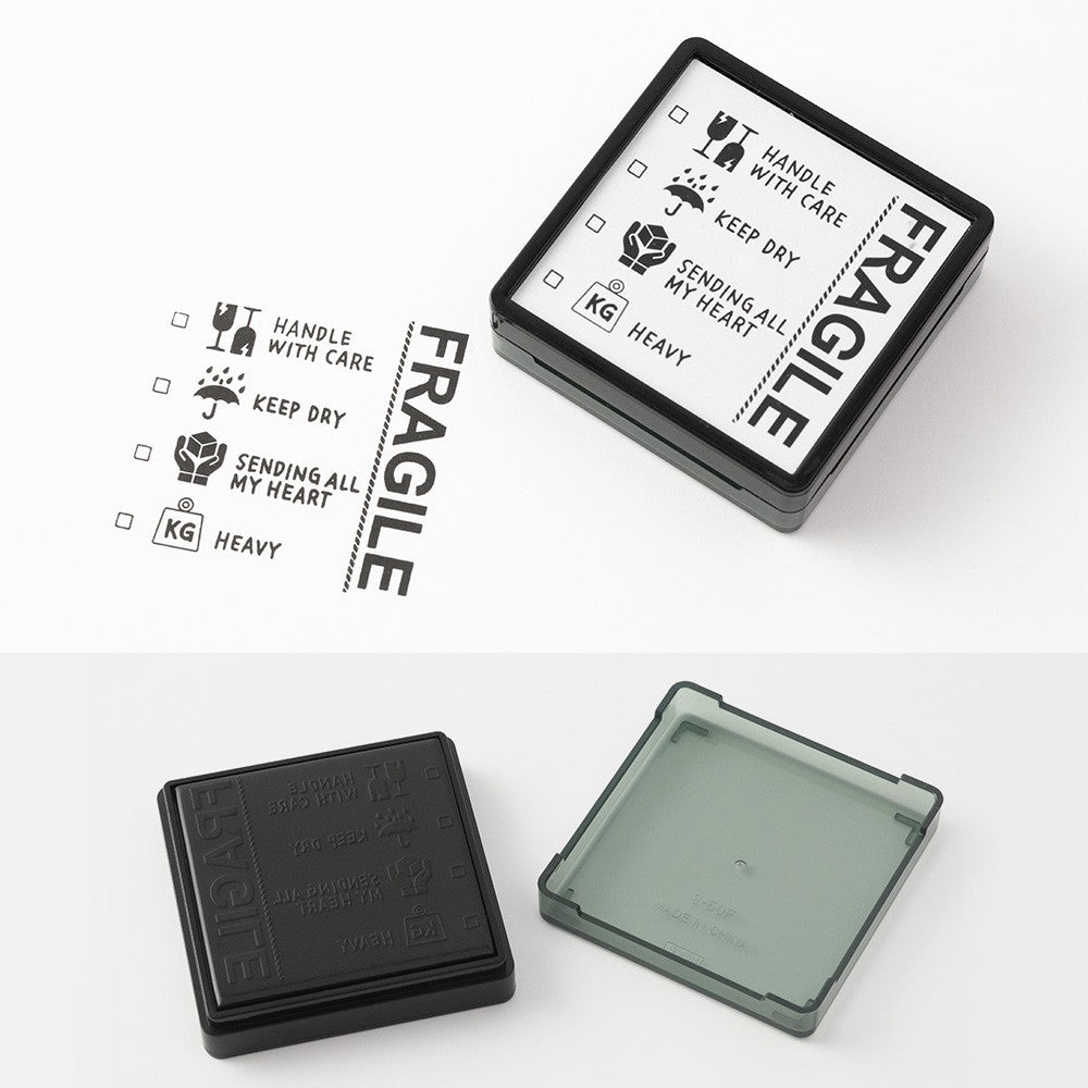 Pieczątka Midori Paintable Stamp Pre-inked | Fragile