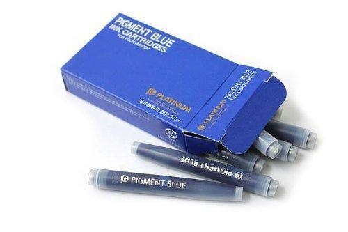 Naboje Atramentowe Platinum Pigment Blue 10 sztuk