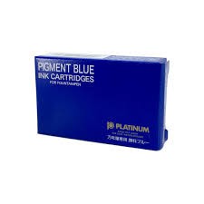 Naboje Atramentowe Platinum Pigment Blue 10 sztuk