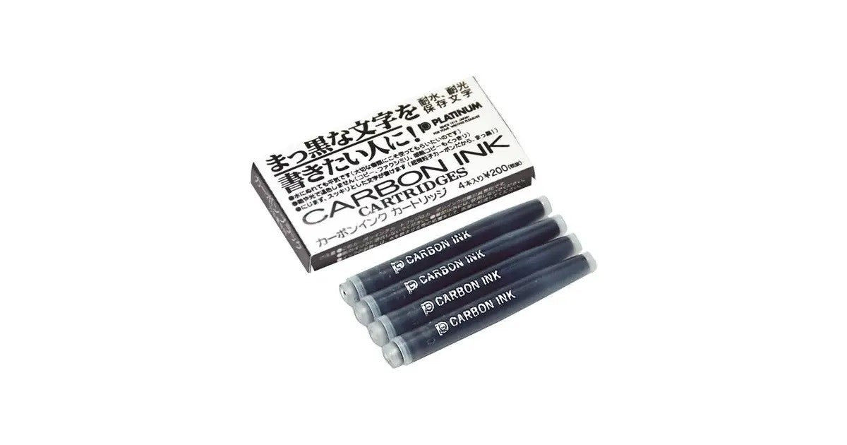 Naboje atramentowe Platinum Carbon Ink 4 sztuki