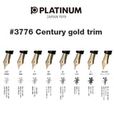 Pióro wieczne Platinum Century 3776 Bourgogne New