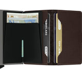 Portfel SECRID Miniwallet Original | Ciemnobrązowy