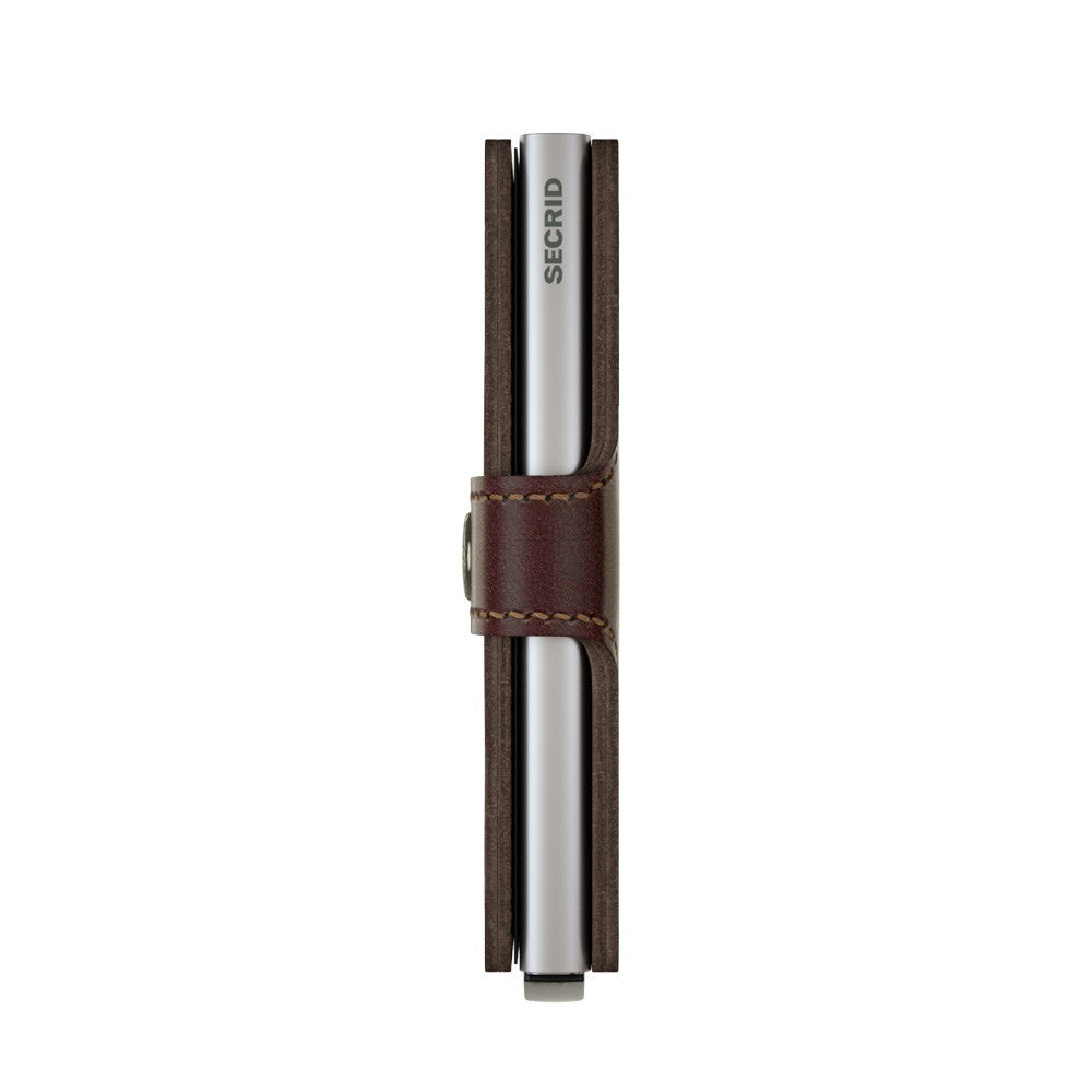 Portfel SECRID Miniwallet Original | Ciemnobrązowy