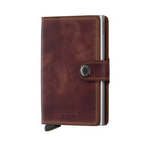 Portfel SECRID Miniwallet Vintage | Brązowy
