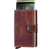 Portfel SECRID Miniwallet Vintage | Brązowy