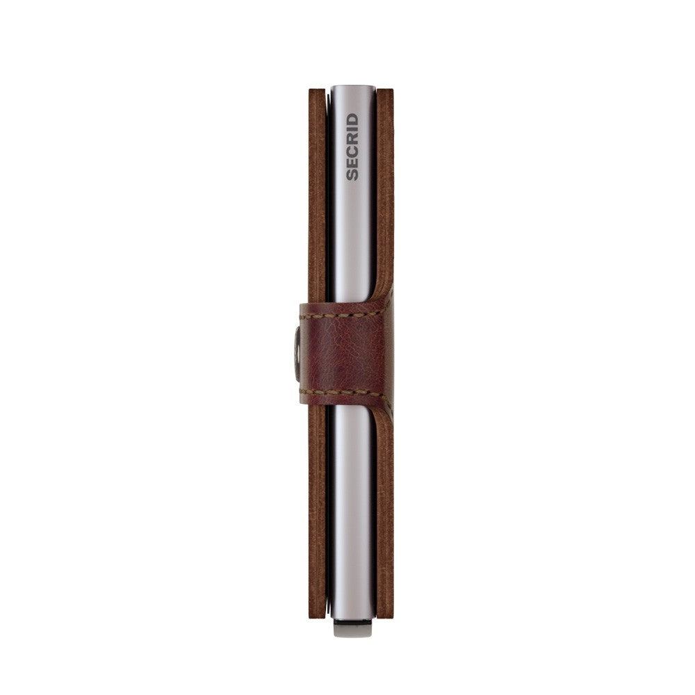 Portfel SECRID Miniwallet Vintage | Brązowy