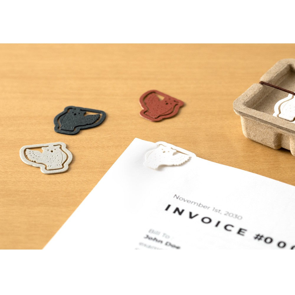 Spinacze do papieru Midori P-Clips | Sowa