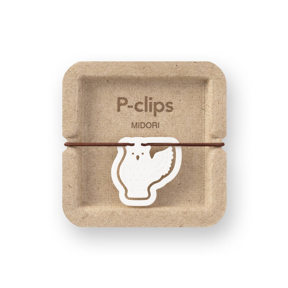 Spinacze do papieru Midori P-Clips | Sowa