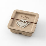 Spinacze do papieru Midori P-Clips | Wieloryb