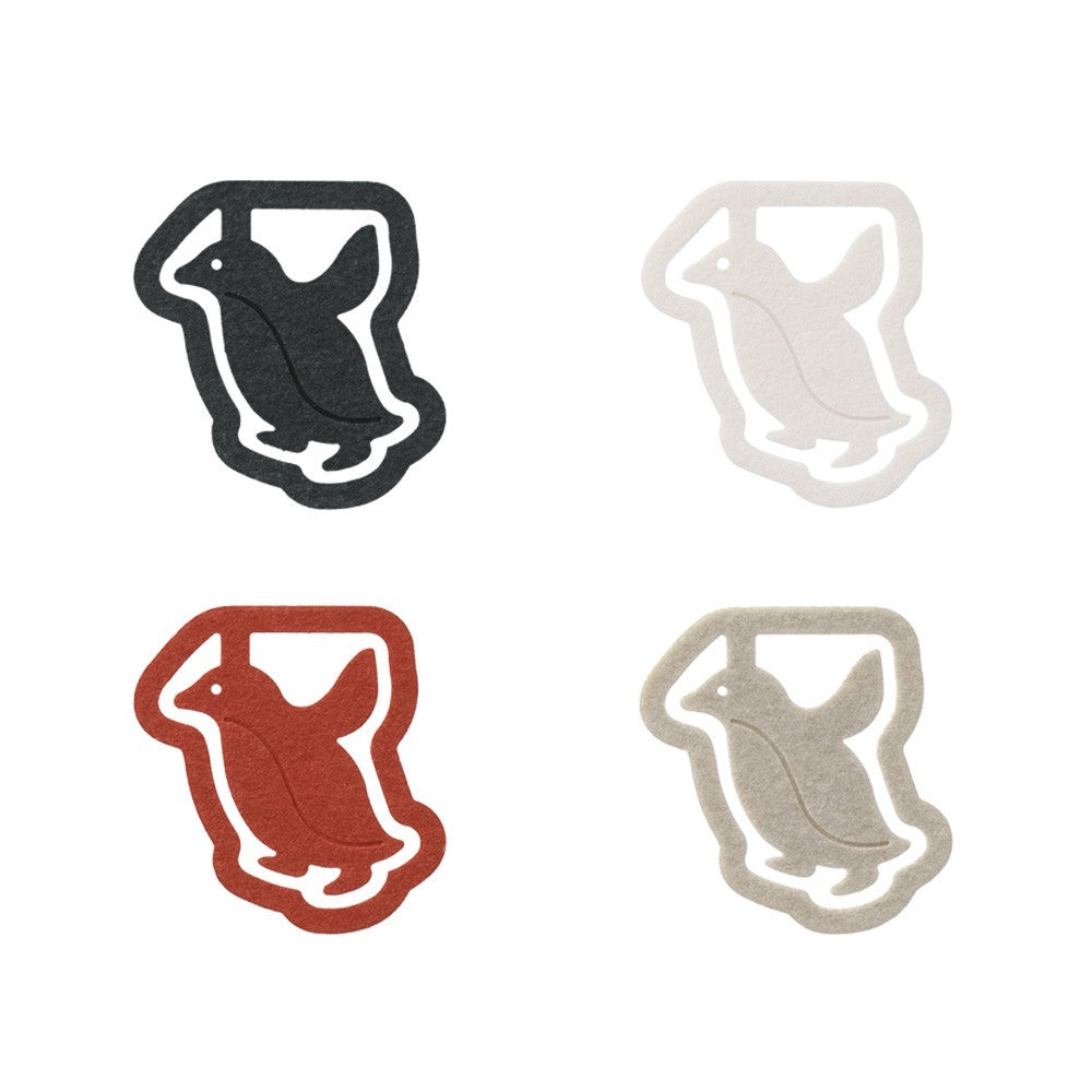 Spinacze do papieru Midori P-Clips | Pingwin