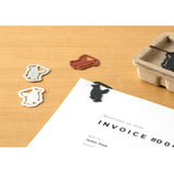 Spinacze do papieru Midori P-Clips | Pingwin