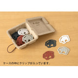 Spinacze do papieru Midori P-Clips | Miś