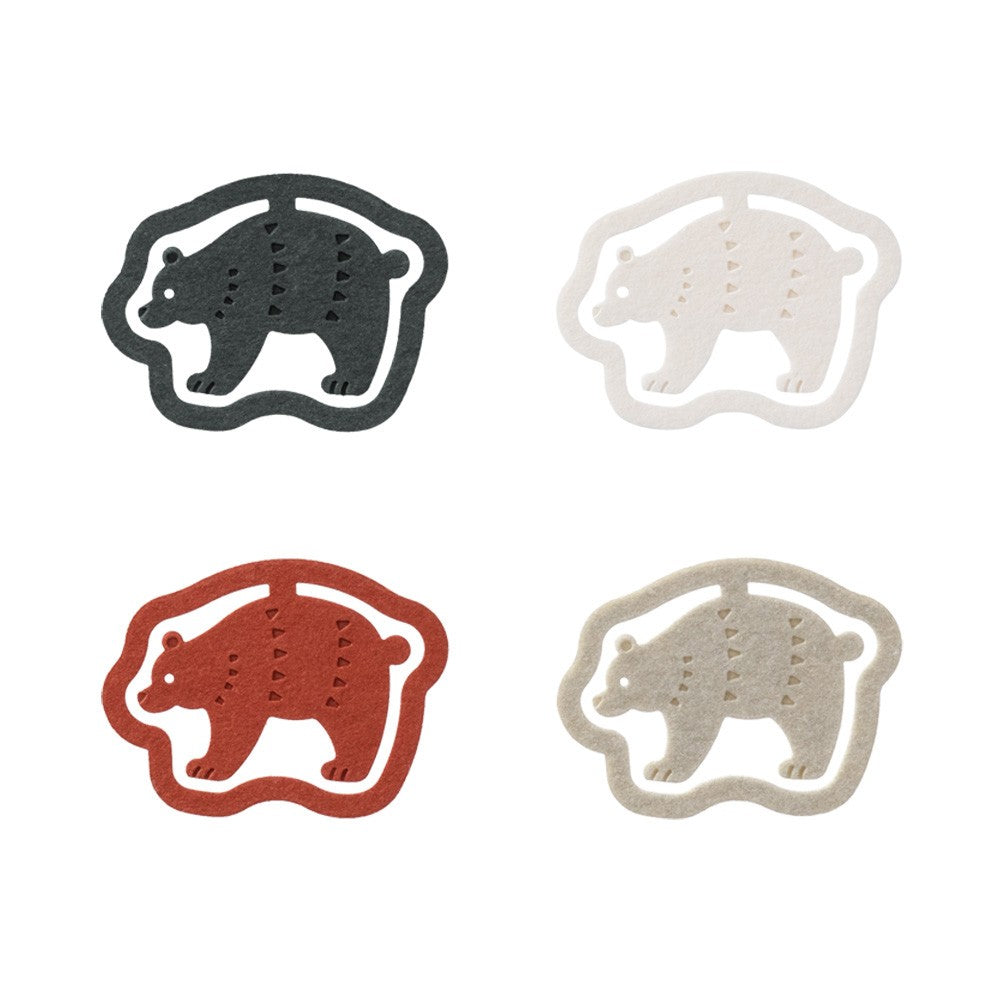 Spinacze do papieru Midori P-Clips | Miś