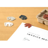 Spinacze do papieru Midori P-Clips | Miś