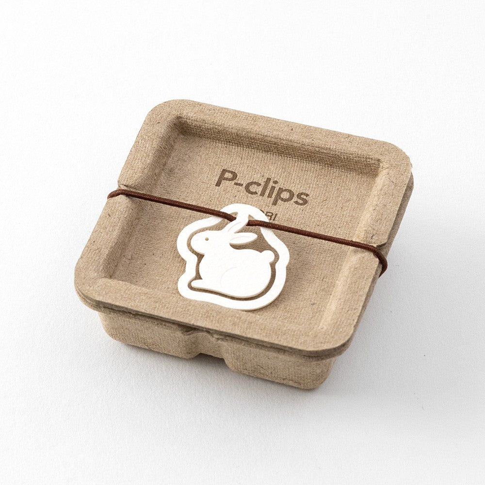 Spinacze do papieru Midori P-Clips | Królik