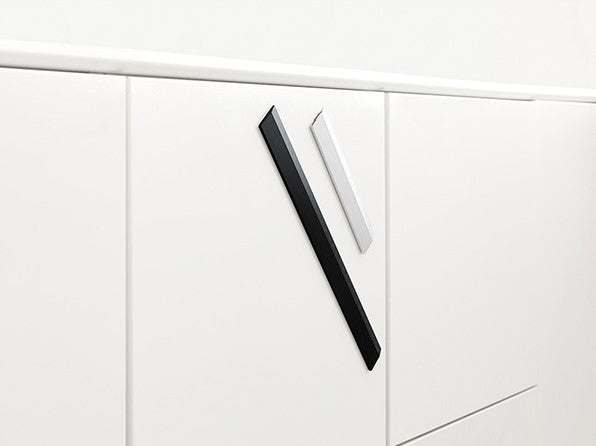 Linijka z magnesem Midori 30 cm | Srebrna