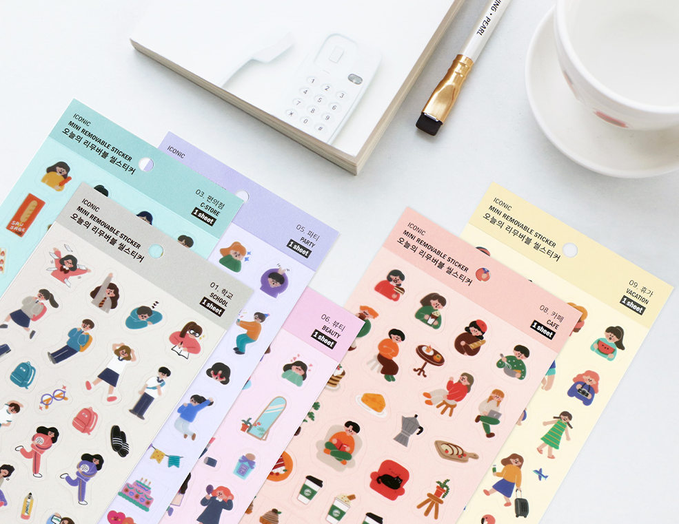 Naklejki ICONIC Haru Today Mini Removable Sticker