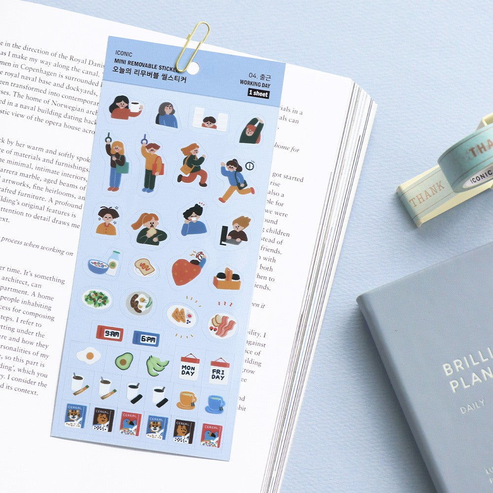 Naklejki ICONIC Haru Today Mini Removable Sticker